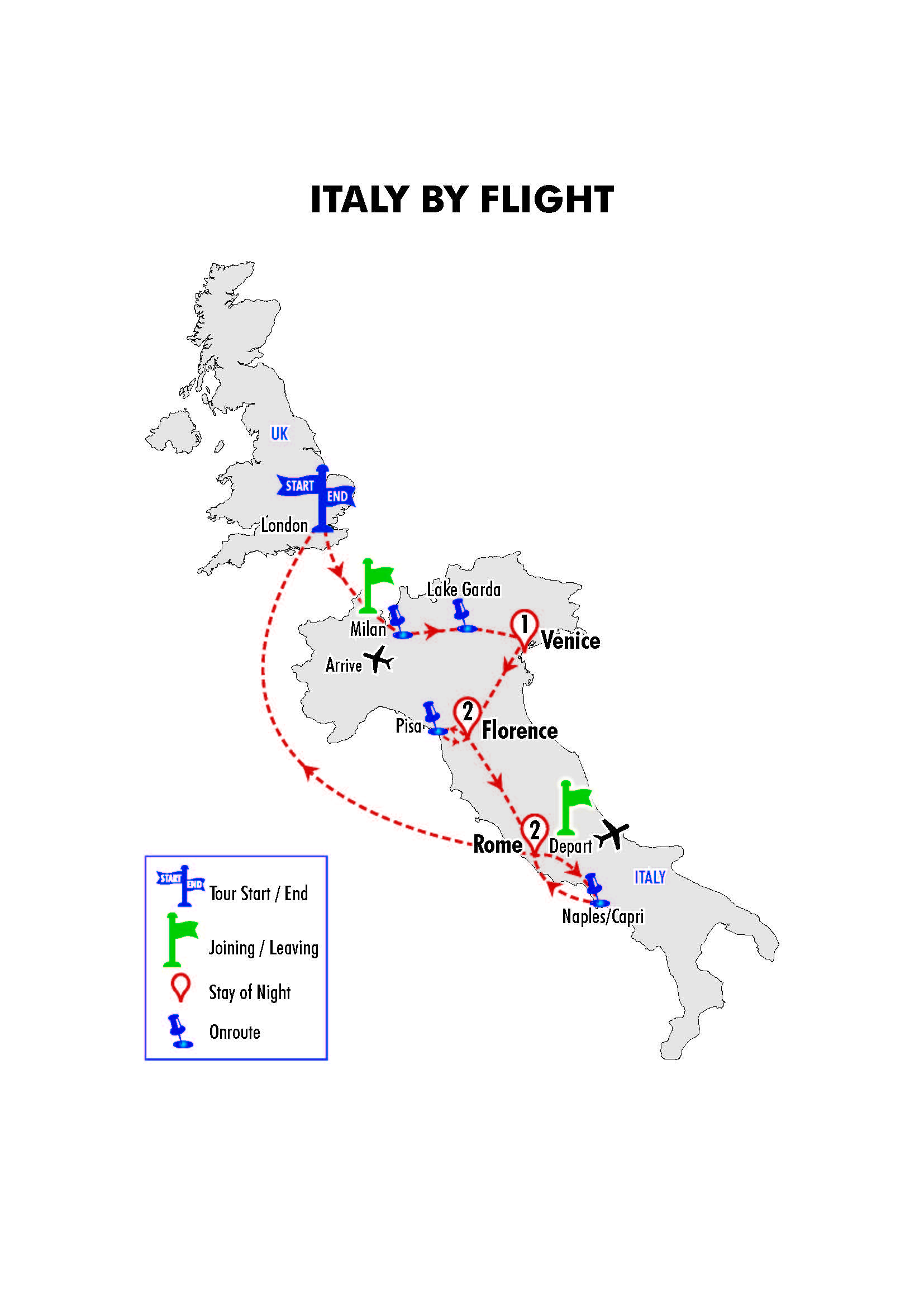 star tours italy itinerary